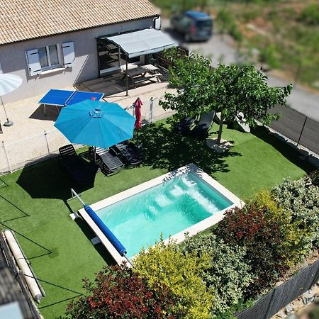 En Ardeche, Gite L'Odyssee Climatise Avec Sa Piscine Privee Et Chauffee Joyeuse Exterior photo