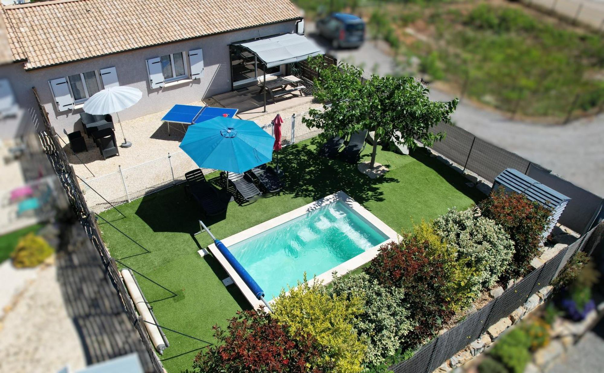 En Ardeche, Gite L'Odyssee Climatise Avec Sa Piscine Privee Et Chauffee Joyeuse Exterior photo