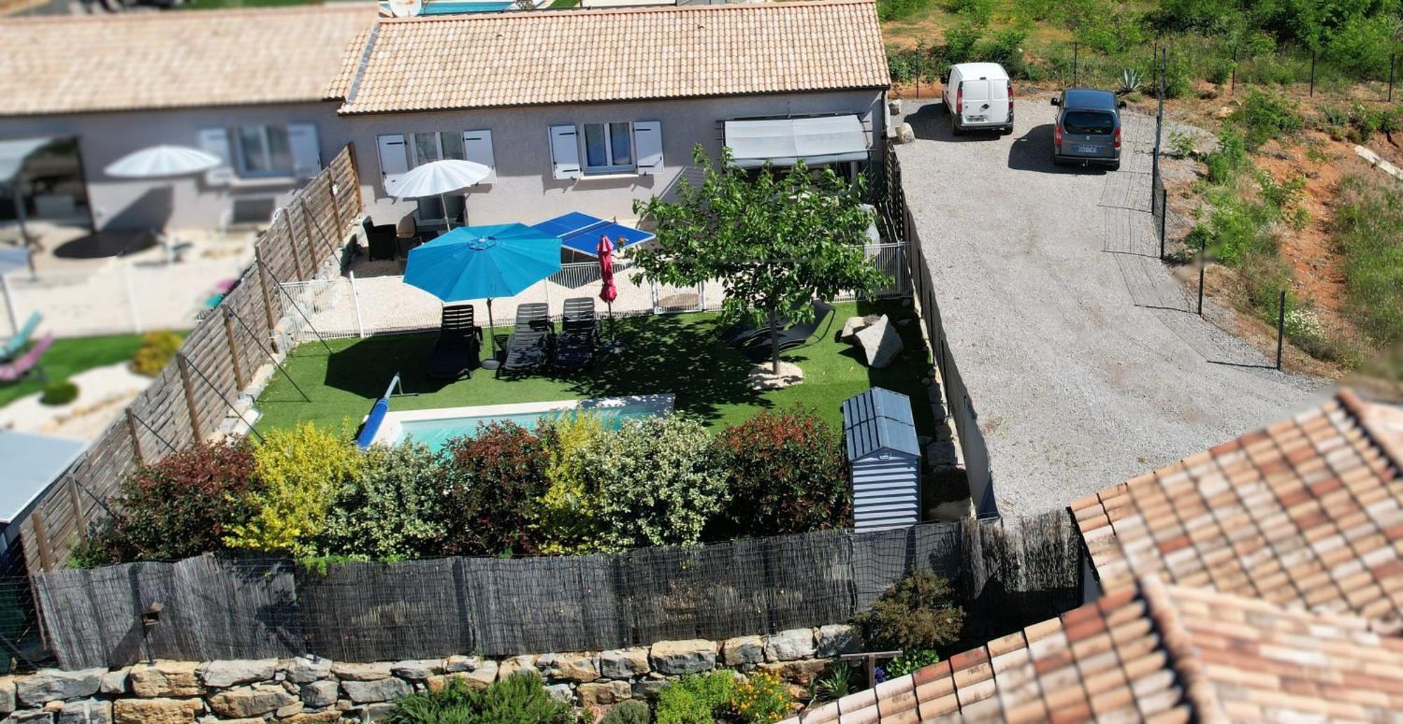 En Ardeche, Gite L'Odyssee Climatise Avec Sa Piscine Privee Et Chauffee Joyeuse Exterior photo